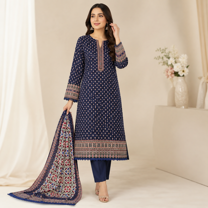 Noor Premium Lawn 3PC