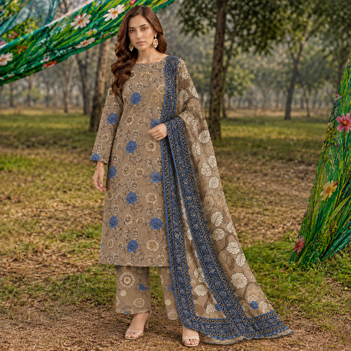 Dhanak Mareena 3-Piece