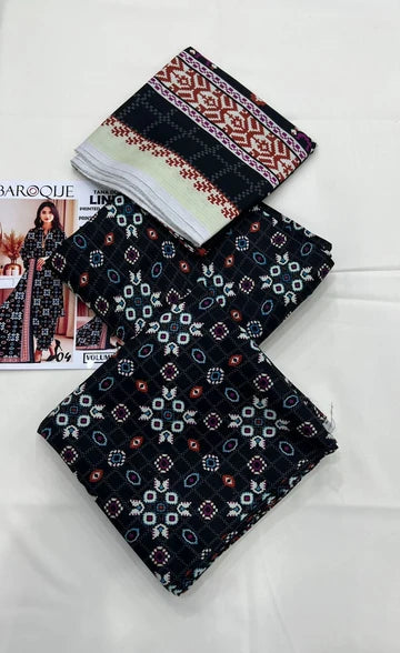 Baroque Doria linen 3PC Set