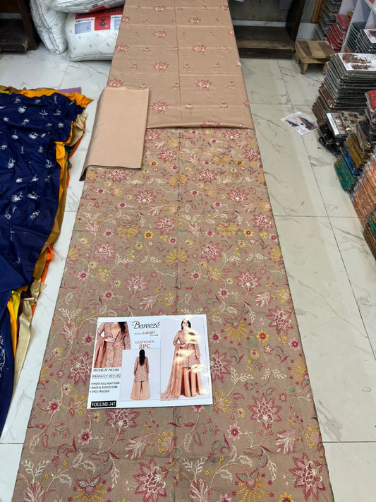 Bareeze Luxury Collection – Embroidered Lawn 2PC