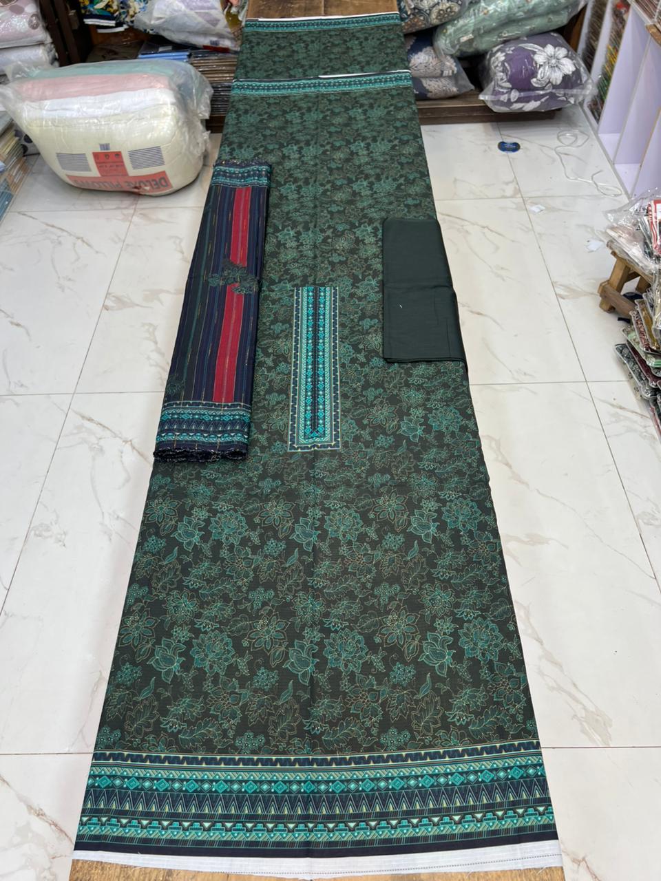 Swiss Bana Dora Lawn with Fancy Dupatta