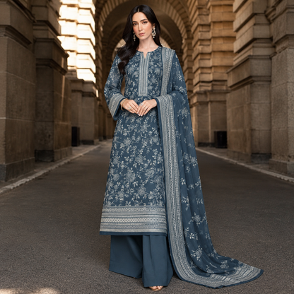 GUL-E-JAAN MARINA WOOL PRINTED 3PC