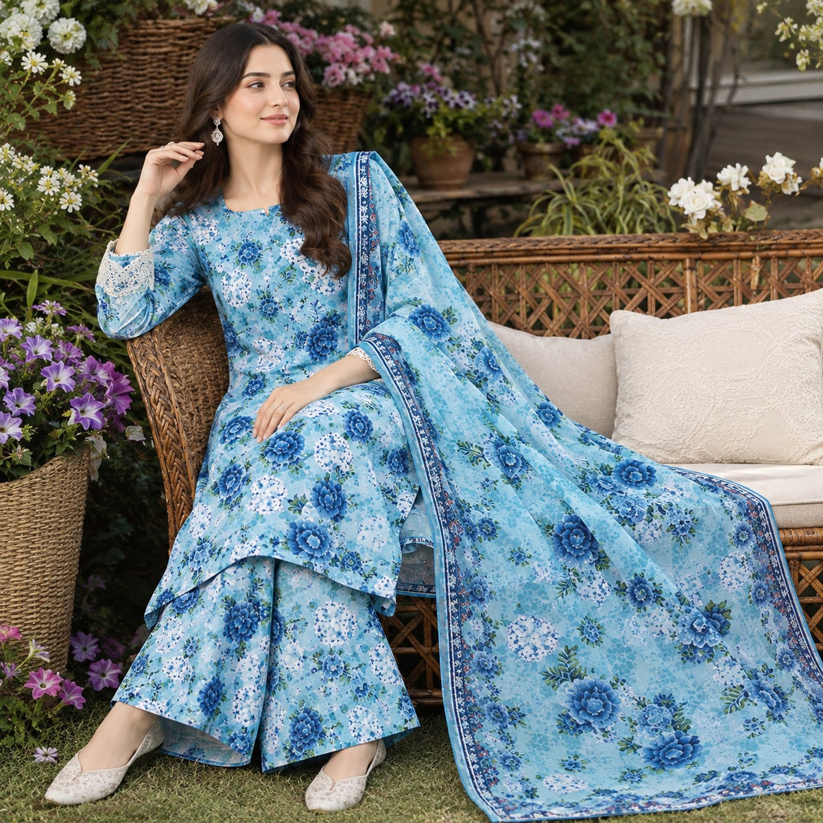 BAROQUE SLUB LINEN 3PC