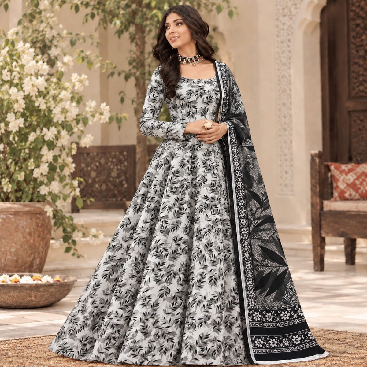 Bareeze Printed Linen 3PC