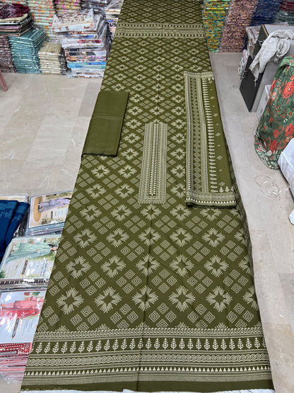 GUL-E-JAAN MARINA WOOL PRINTED 3PC