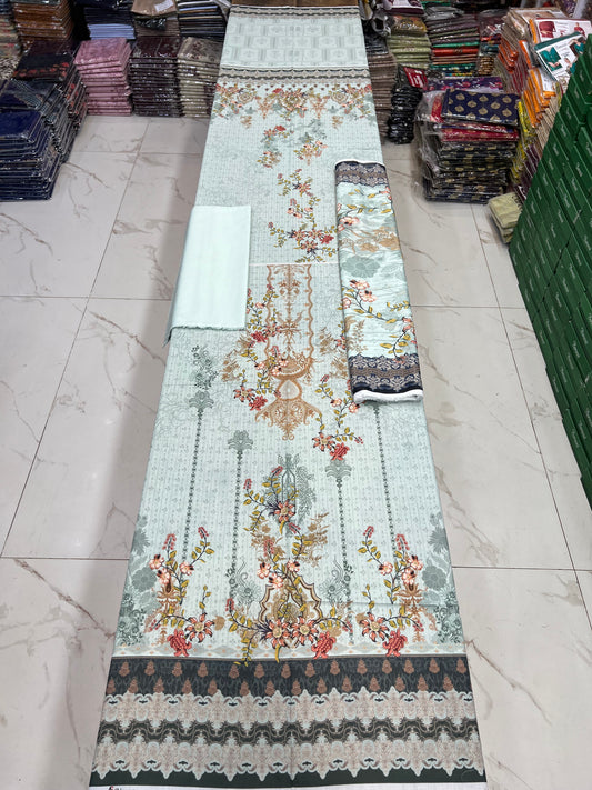 Zarqoon Lawn 3PC – Soft & Elegant Edition