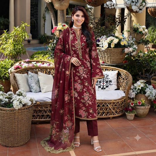 Bareeze Exclusive Lawn Collection 2026 – Premium EMB 3PC