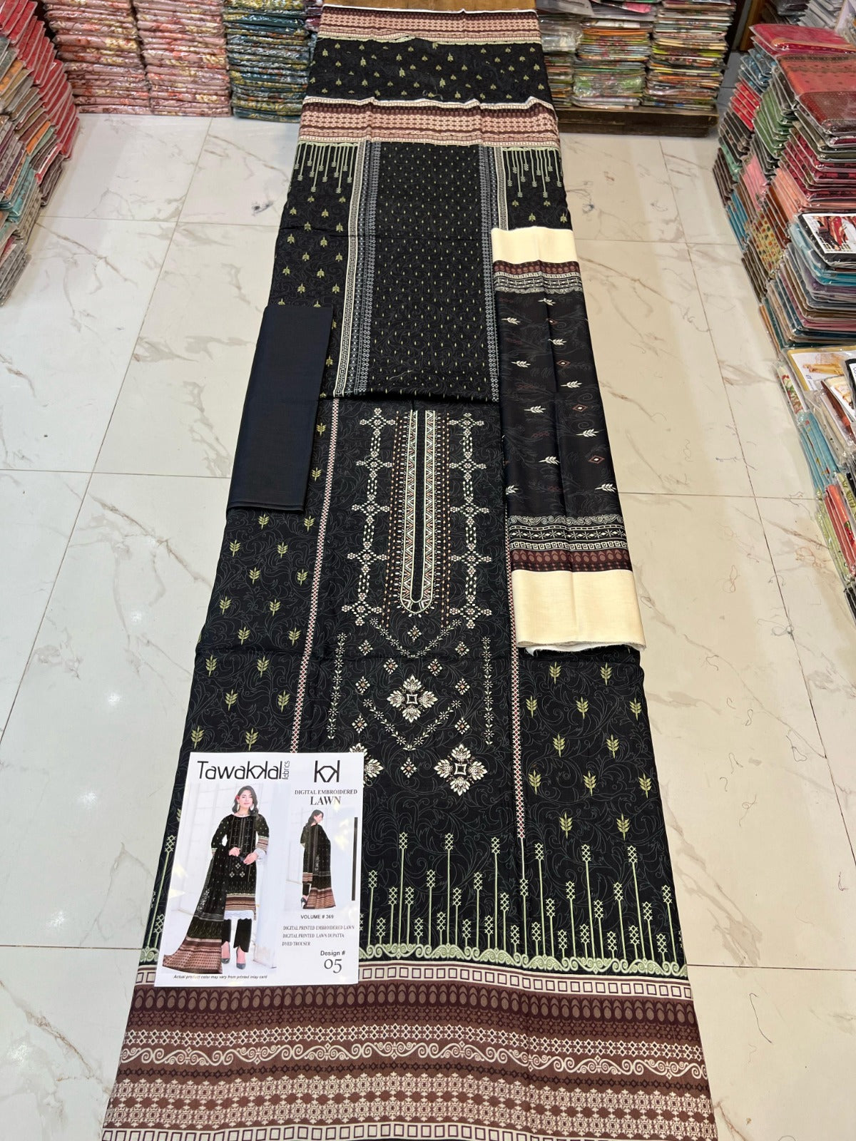 Tawakal Premium Lawn 3PC Unstitched Suit