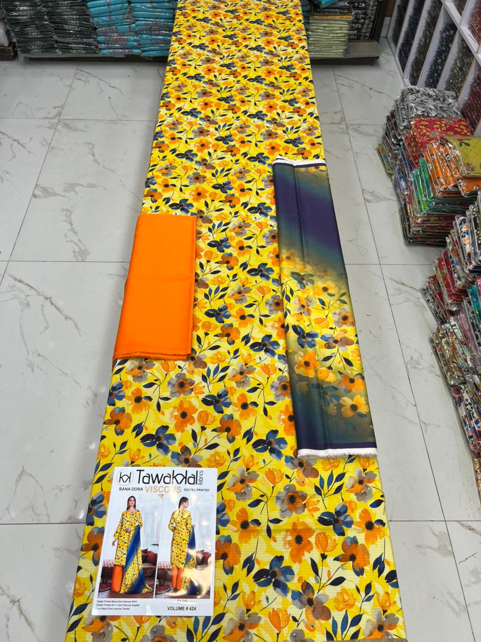 Tawakkal Bana Dora Viscose 3PC