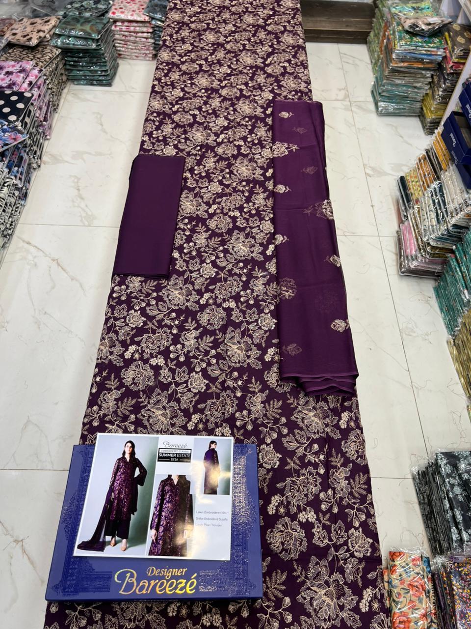 Bareeze Exclusive Lawn Collection 2026 – Premium EMB 3PC