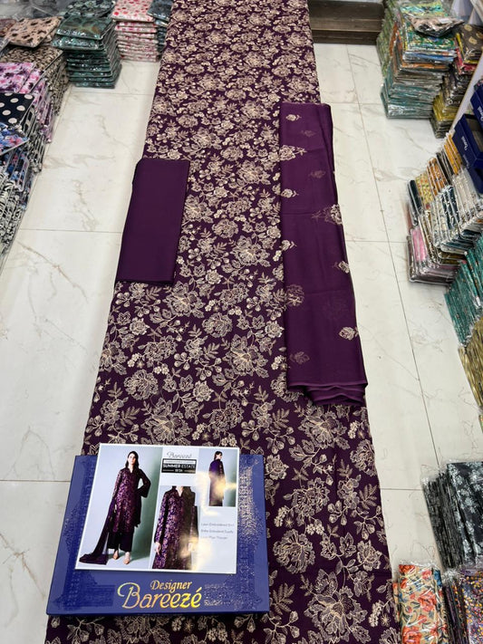 Bareeze Exclusive Lawn Collection 2026 – Premium EMB 3PC