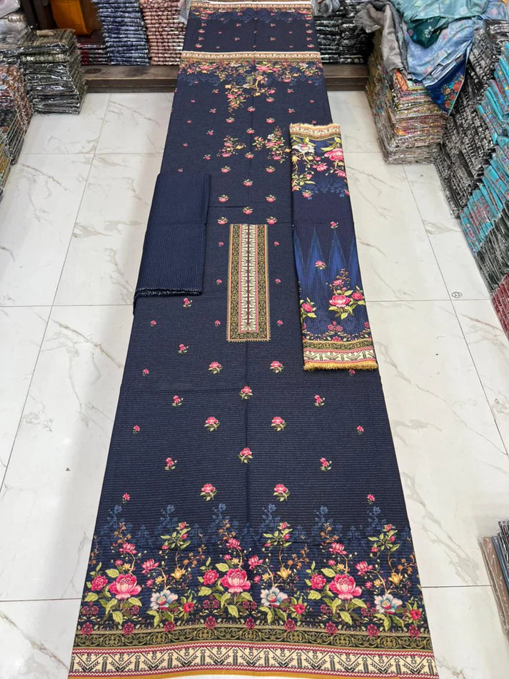 🔥 Fancy Karandi 3PC Winter Collection Launched! 🔥