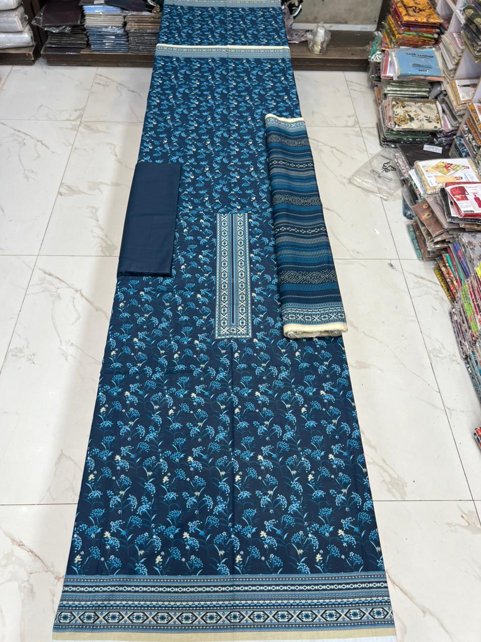 Dastaan 3Pc printed lawn
