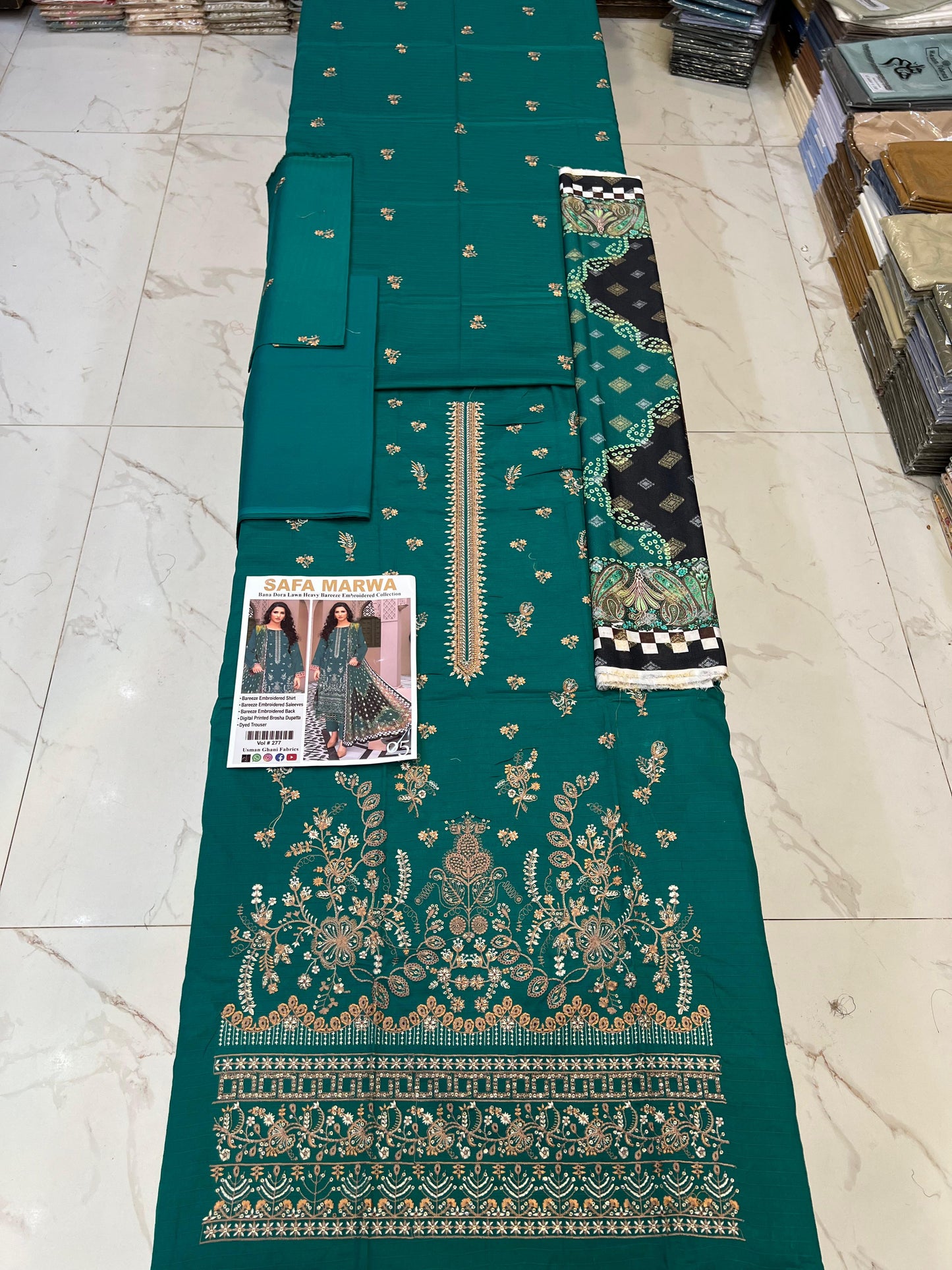 Bana Dora Lawn Heavy EMB 3PC