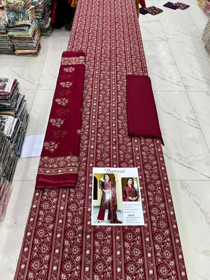 Bareeze karandi Embroidered 3PC