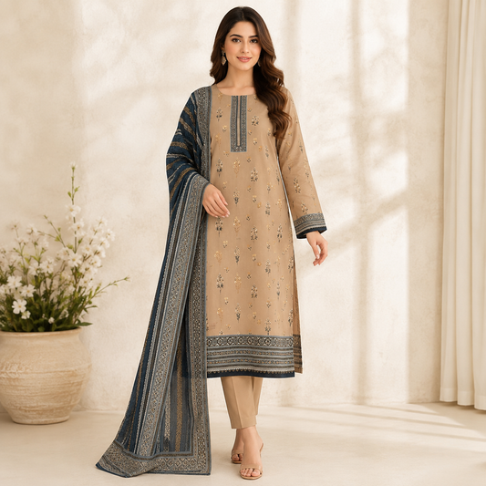 Minakari Lawn 3PC – Adorable Summer Collection