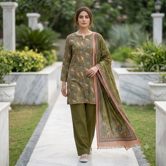 Summer Original Printed Lawn 3-PC