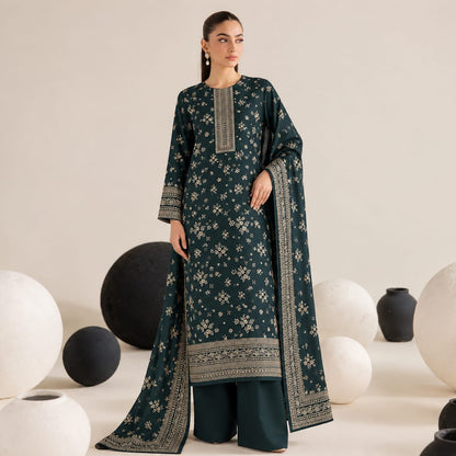 GUL-E-JAAN MARINA WOOL PRINTED 3PC