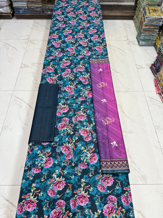 ✨ Almirah Original Bana Dora Lawn 3PC Suit ✨