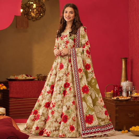 Bareeze Printed Linen 3PC