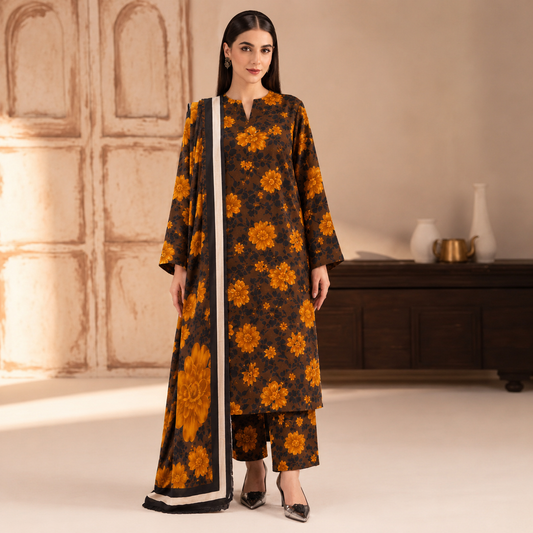 Branded Classic Khaddar 3PC