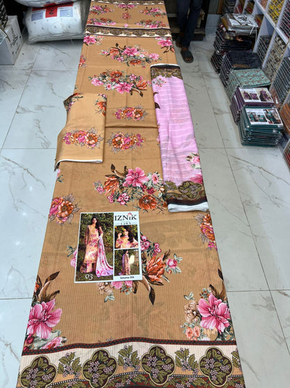IZNIK TANA DORA LAWN 3PC
