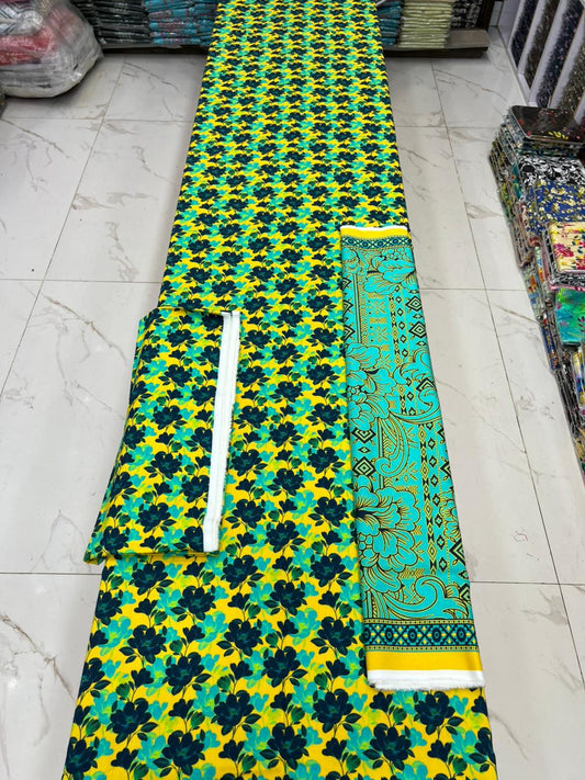 Bareeze Printed Cotton 3PC