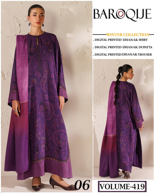 Barouqe Dhanak 3PC
