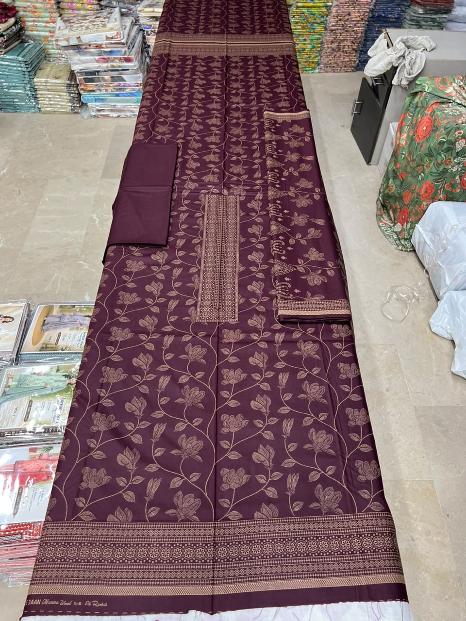 GUL-E-JAAN MARINA WOOL PRINTED 3PC