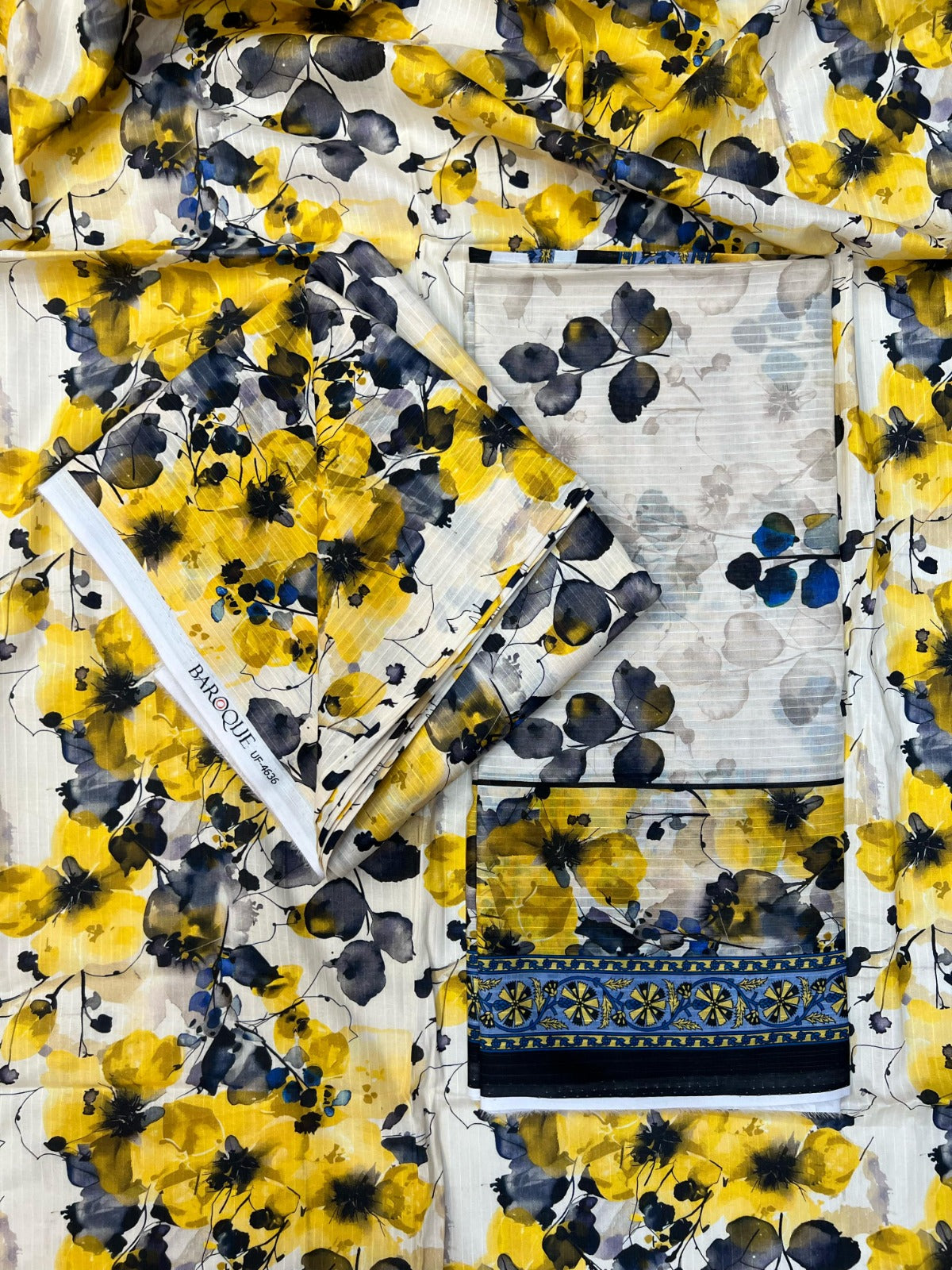 BAROQUE BANA DORA LAWN 3PC