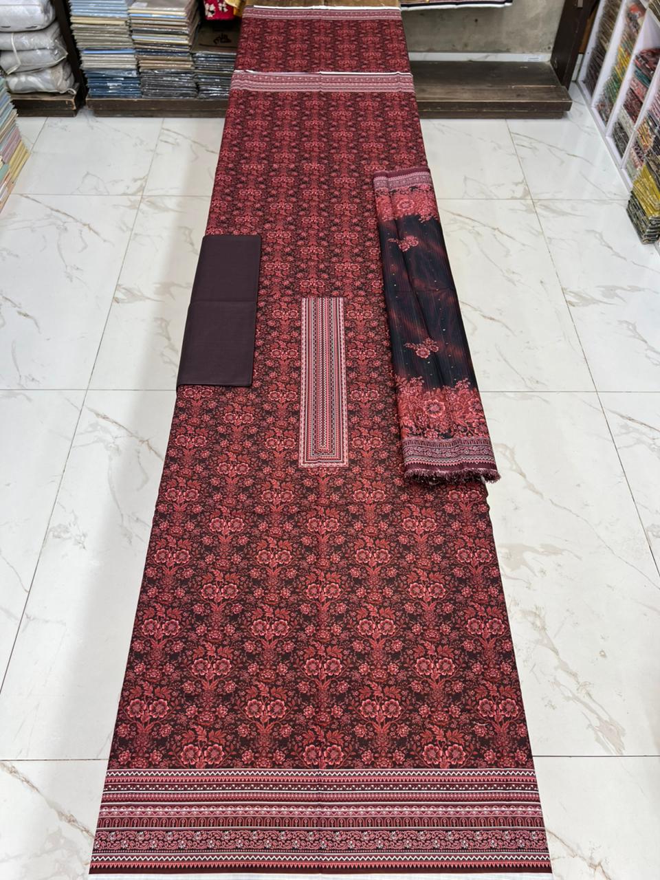Bana Dora Lawn 3PC | Tarkashi Dupatta
