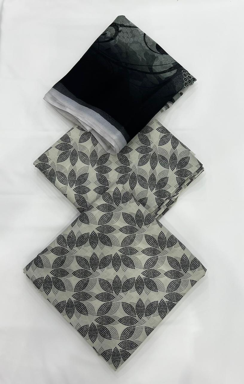 Bana Dora Linen with Bamber chiffon dupatta
