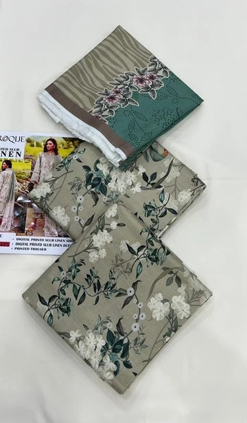 BAROQUE SLUB LINEN 3PC