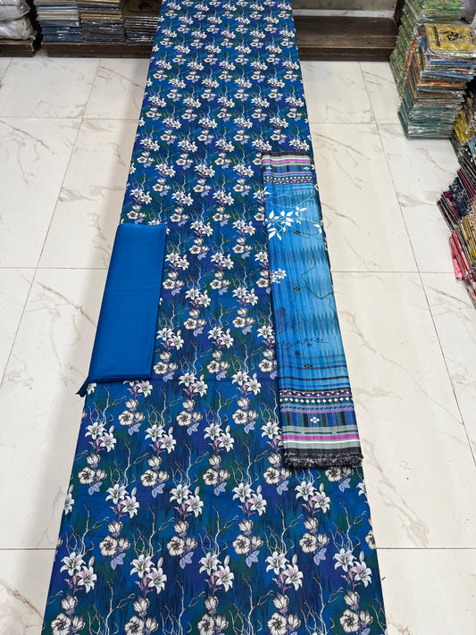 ✨ Almirah Original Bana Dora Lawn 3PC Suit ✨
