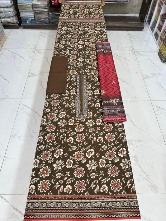 Bana Dora Lawn 3PC | Tarkashi Dupatta