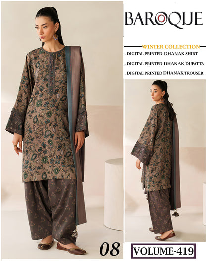 Barouqe Dhanak 3PC