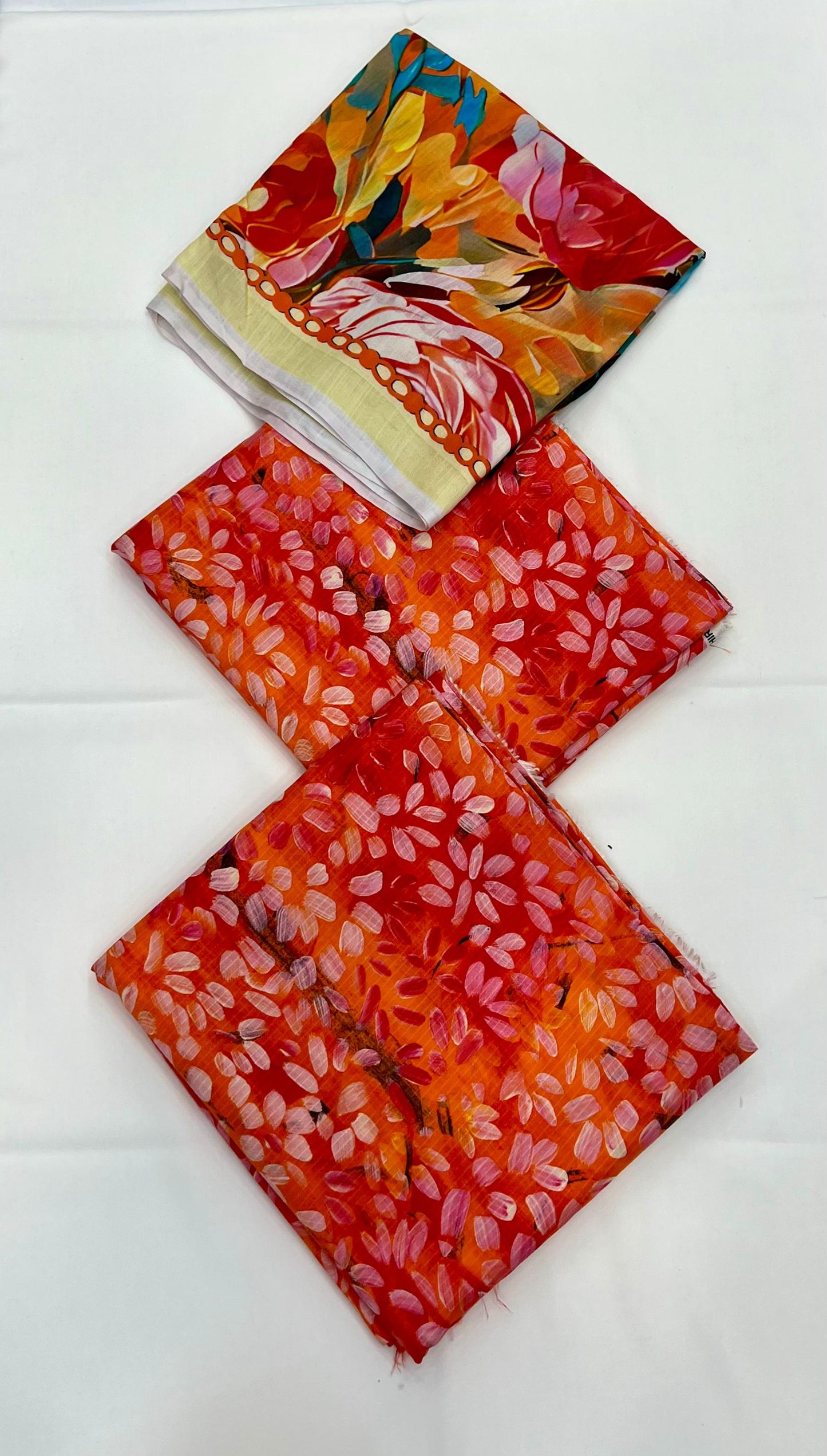 Viscose Bana Dora 3PC With Slub Viscose Dupatta