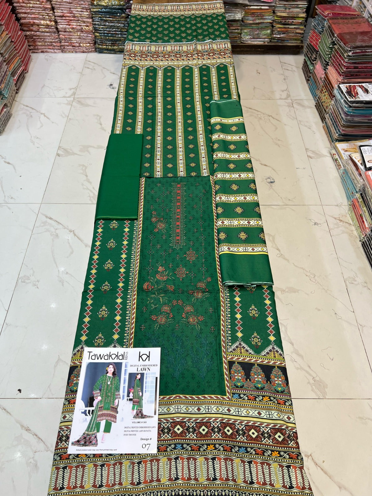 Tawakal Premium Lawn 3PC Unstitched Suit