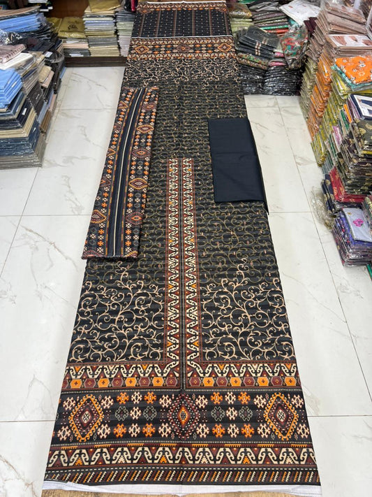 Sharjeena Lawn 3PC Set – Fancy Digital Printed Fabric