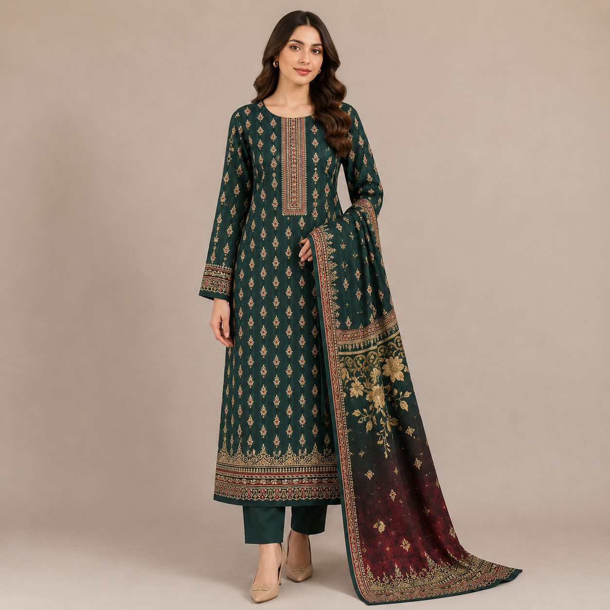 Resham Chamki Lawn 3PC Unstitched – Summer Special
