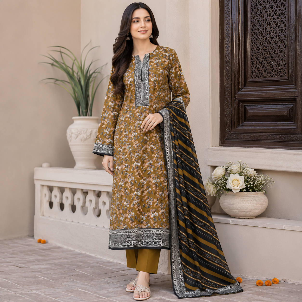 Resham Chamki Lawn 3PC Unstitched – Summer Special