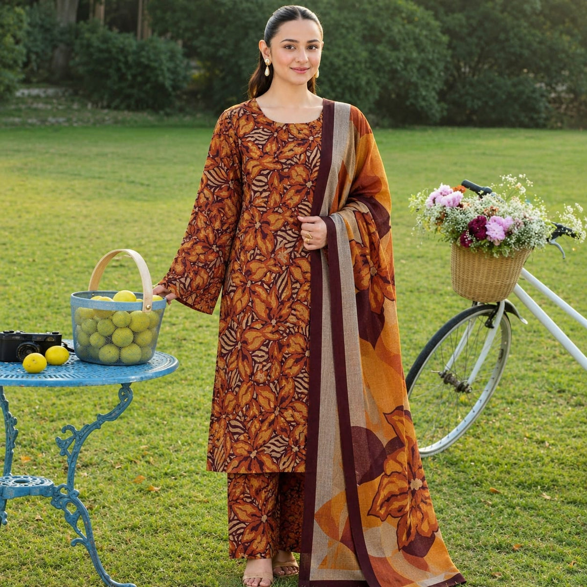 Dhanak Mareena 3-Piece