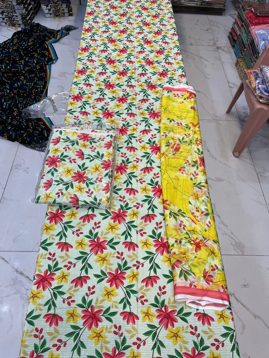 Original Summer Collection 3PC – Bamber Chiffon Dupatta
