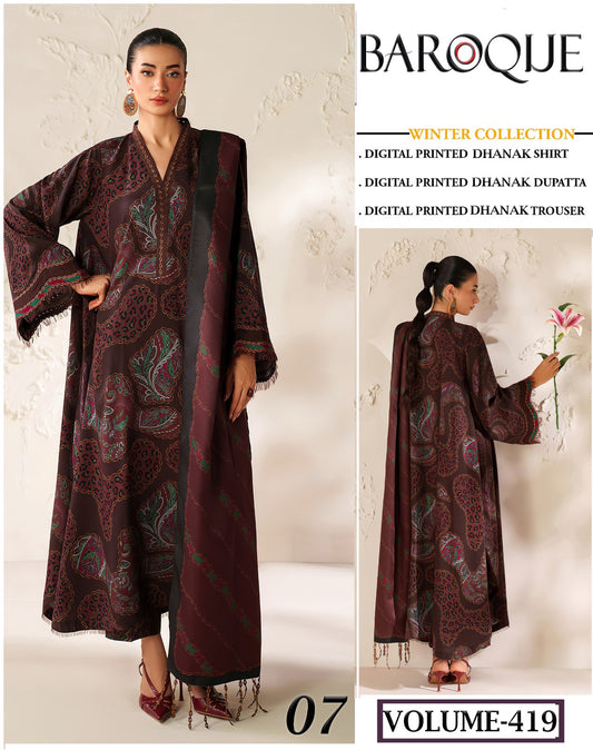 Barouqe Dhanak 3PC