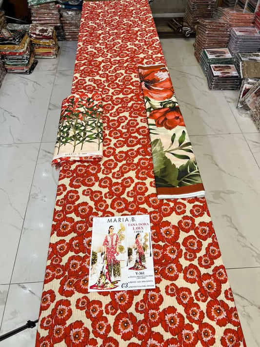 MARIA.B TANA DORA LAWN 3PC