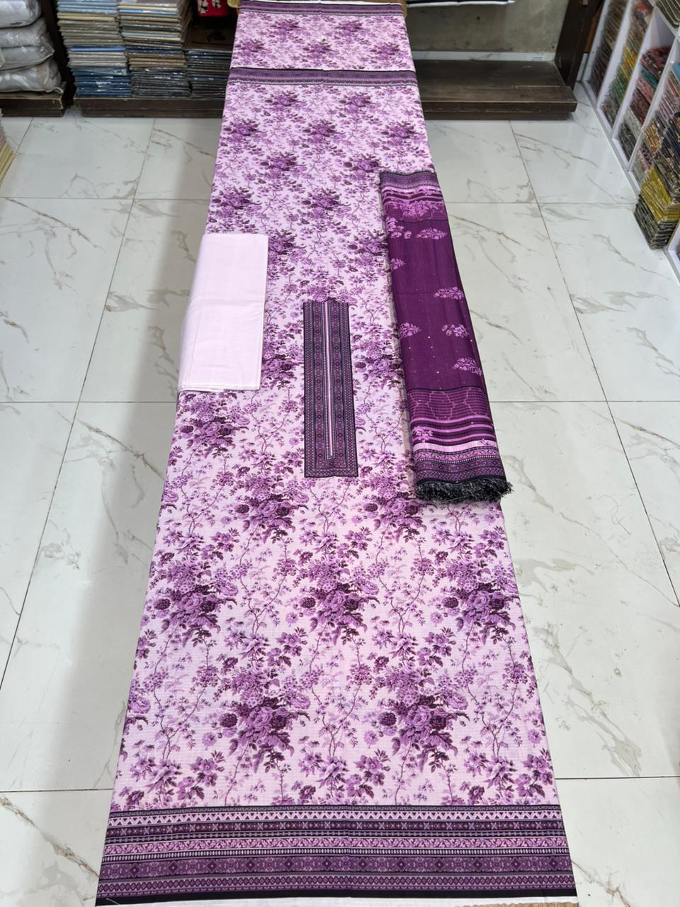 Bana Dora Lawn 3PC | Tarkashi Dupatta