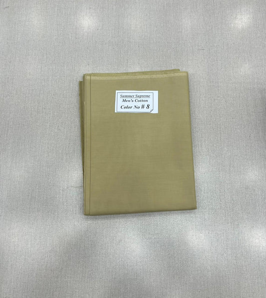 Summer Supreme Soft Cotton – Gents Plain