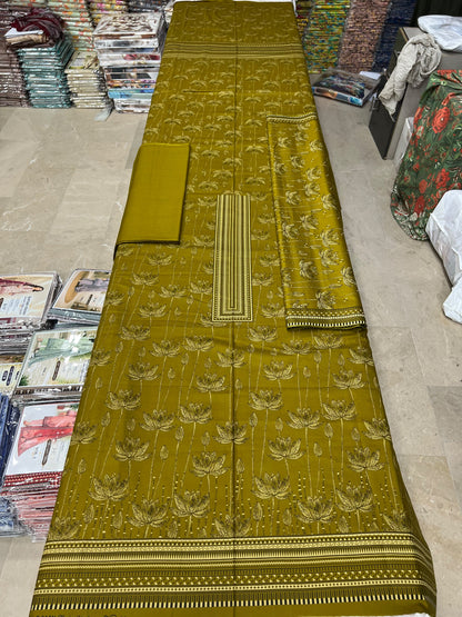 GUL-E-JAAN MARINA WOOL PRINTED 3PC
