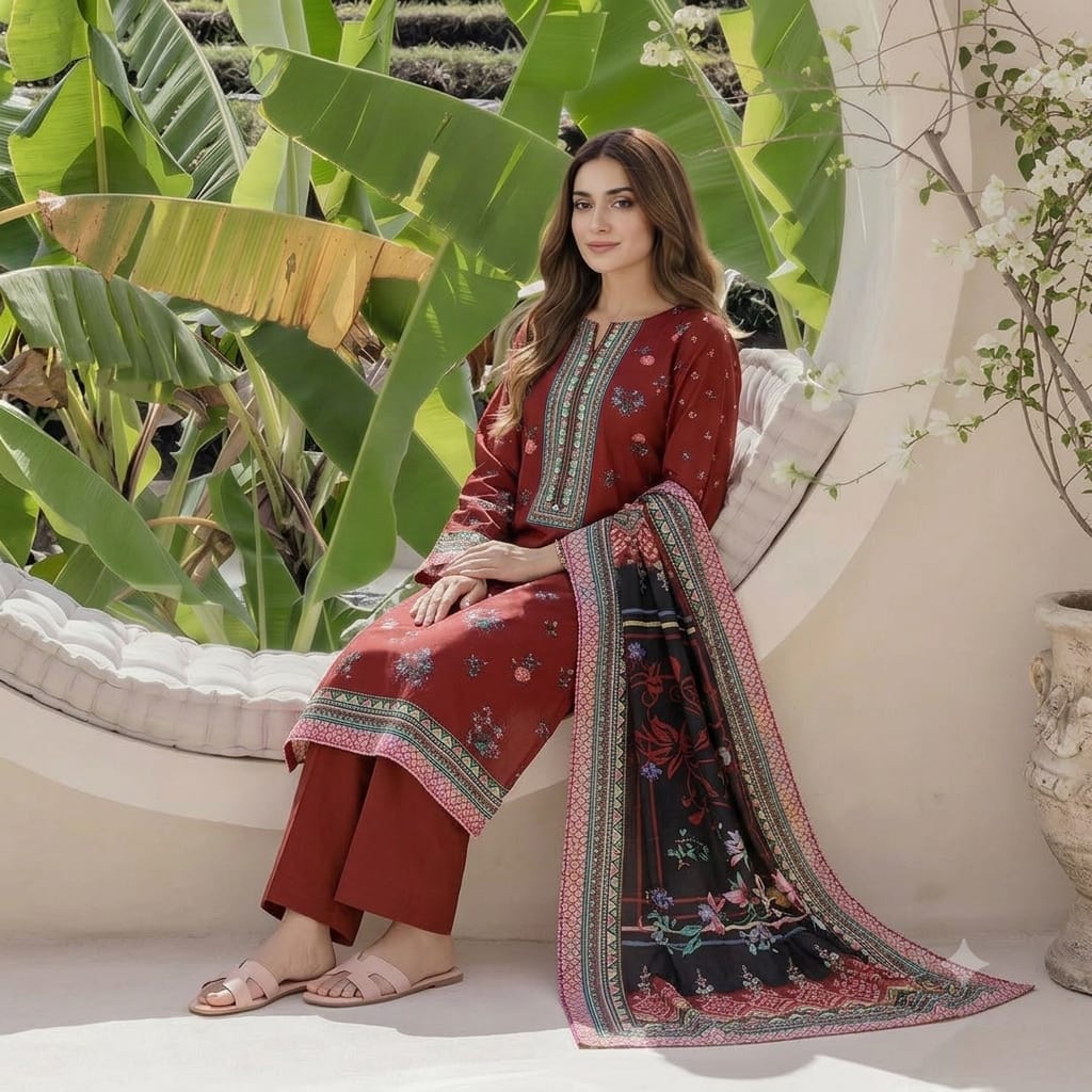 Noor Premium Lawn 3PC