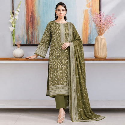 GUL-E-JAAN MARINA WOOL PRINTED 3PC